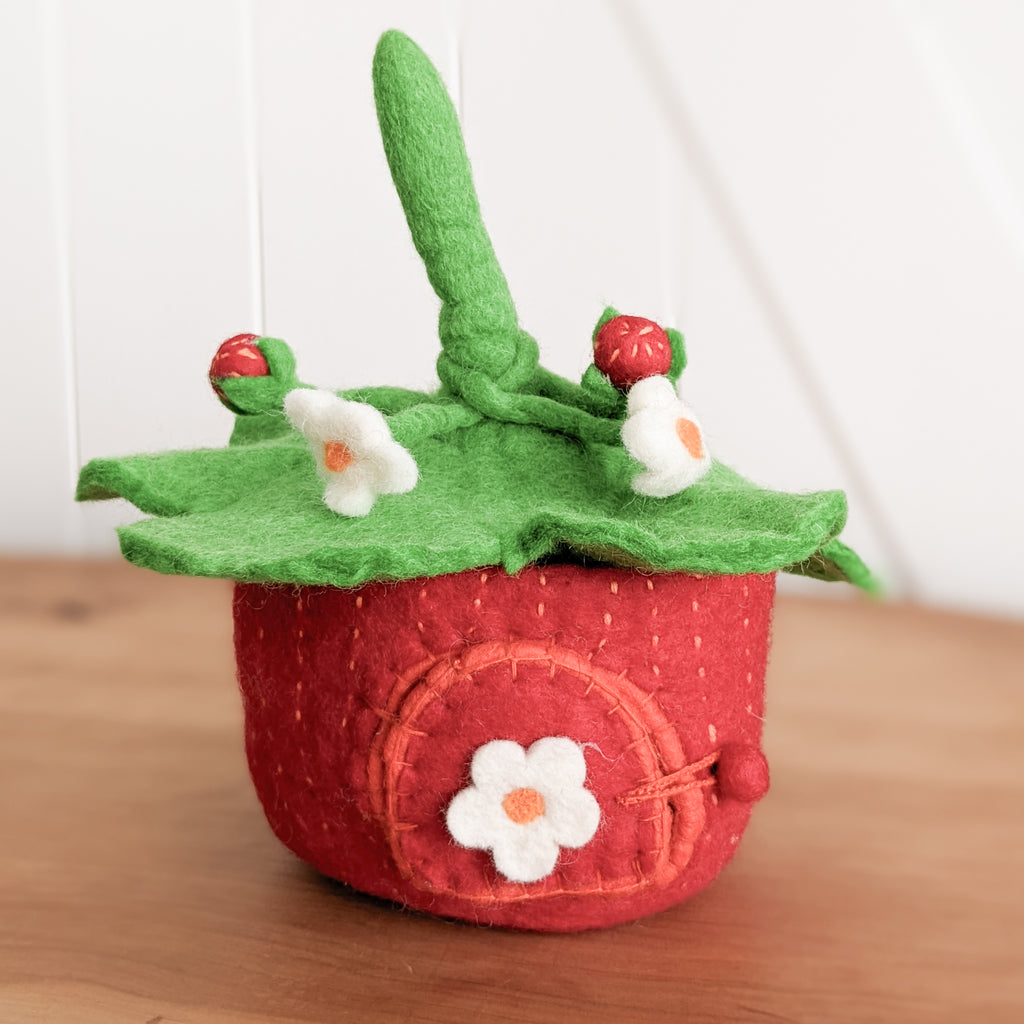 Felt Fairy Home | Strawberry Buttercup