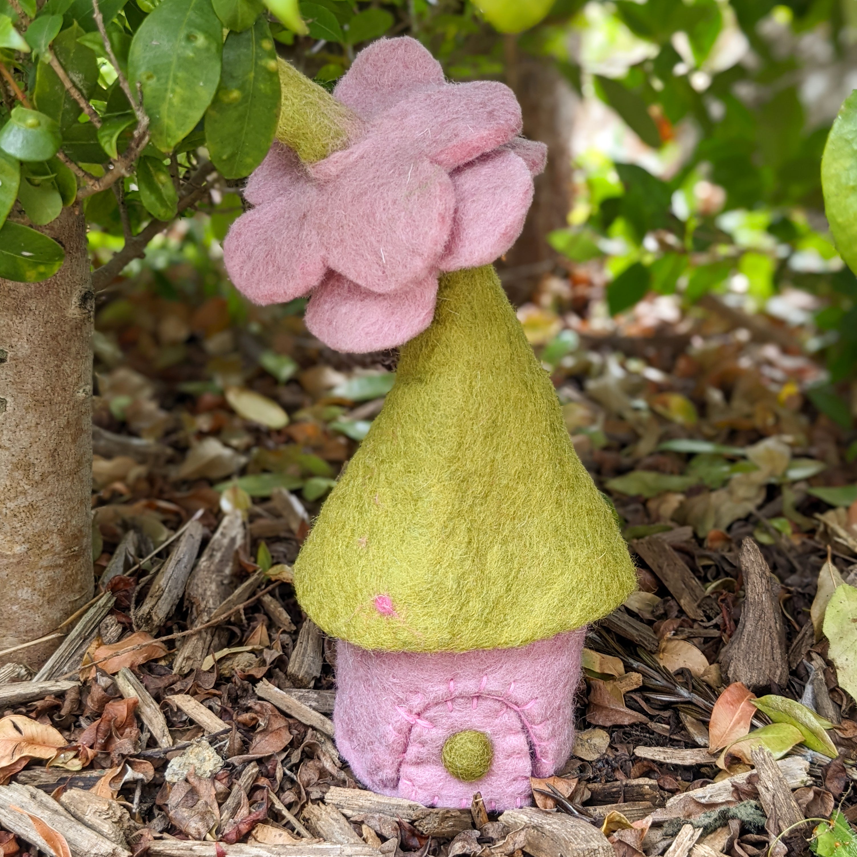 Felt Tiny Home Pink Flowers Fairplay