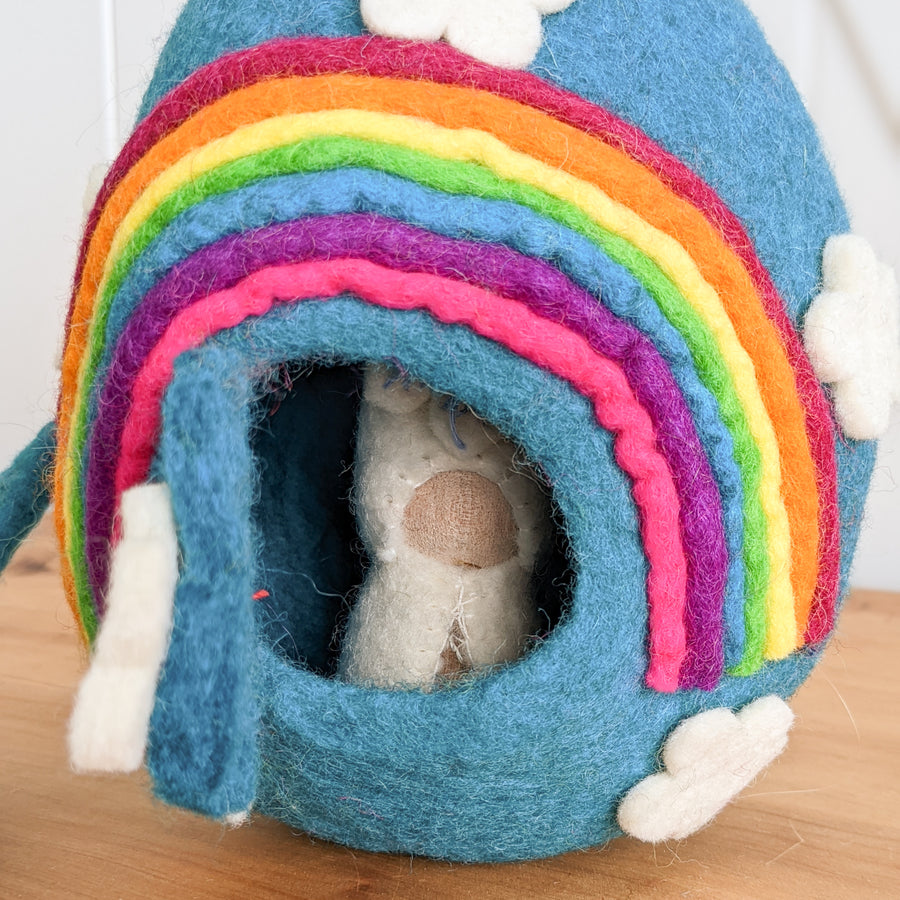 Felt Fairy Home | Rainbow Pod