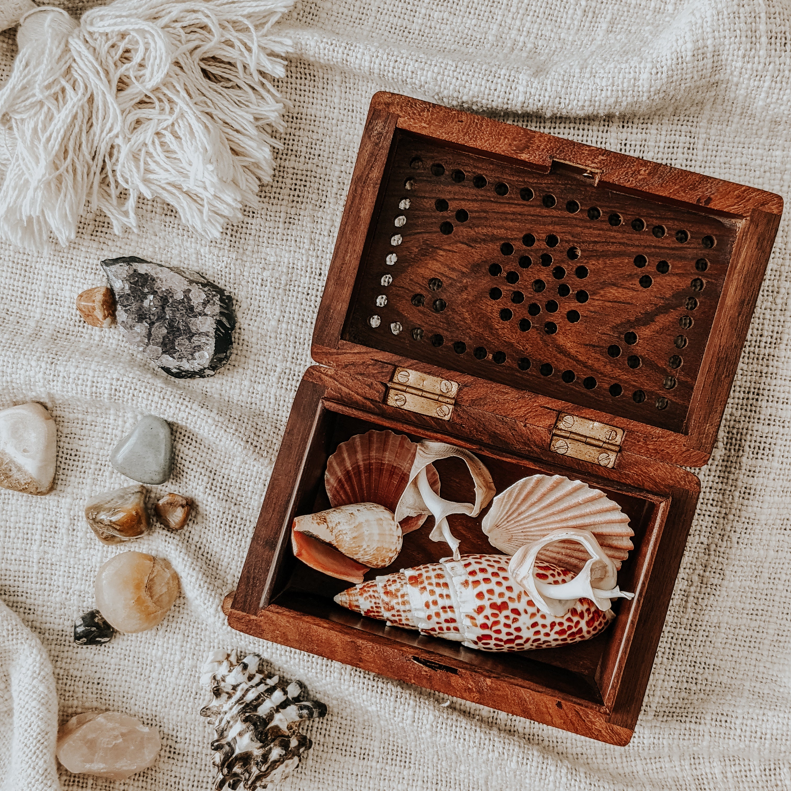 Wooden Keepsake Treasure Box with Secret Lock – Fairplay