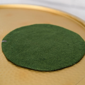 Felt Play Mat | Olive (Round)