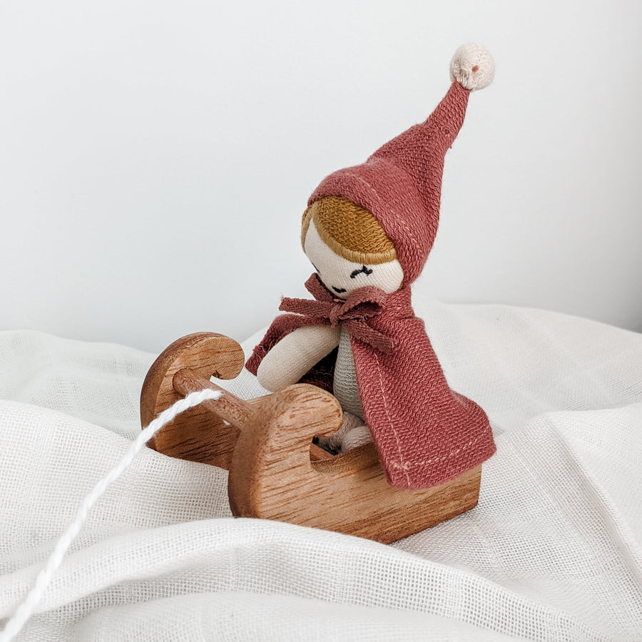 SECOND: Organic Cotton Pocket Friends - Magical Elf Girl