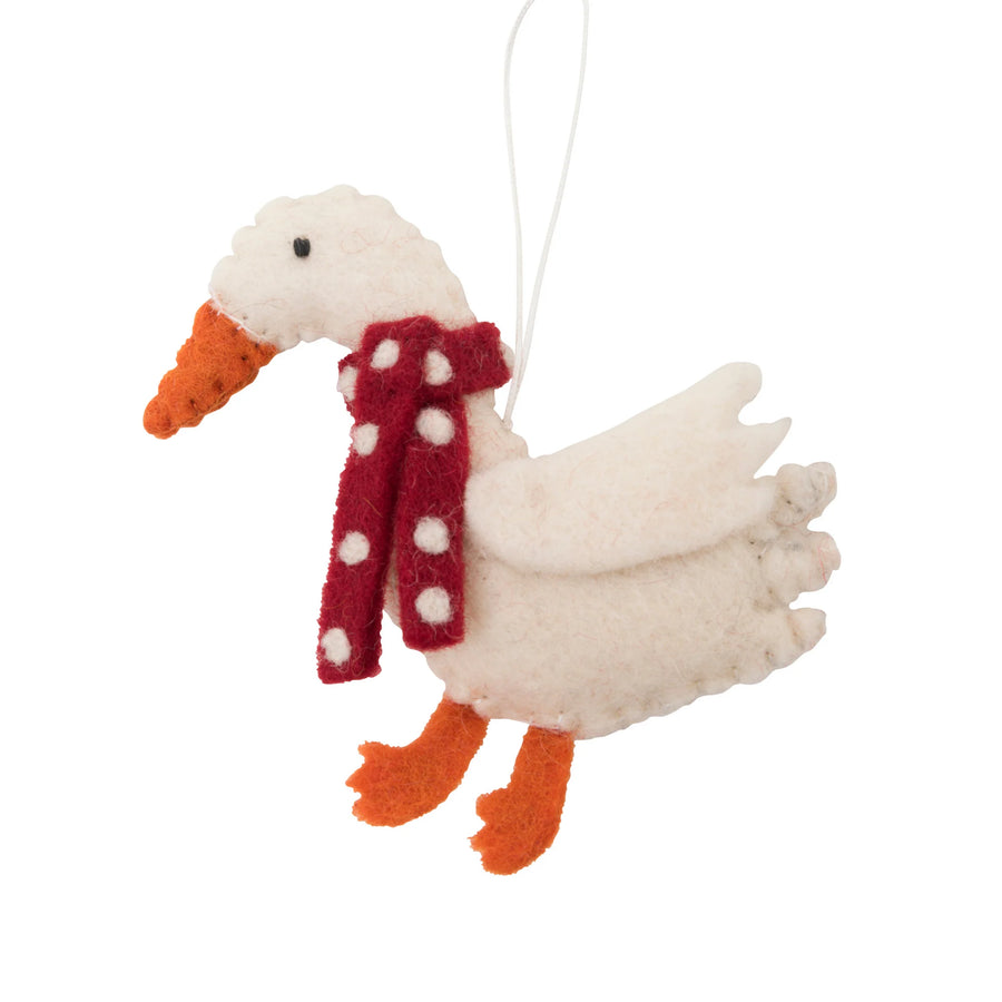 Christmas Decor - Pashom Felt Goose