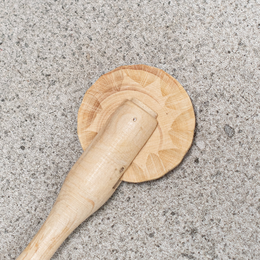 Pastry Wheel Play Dough Cutting Accessory - Wooden