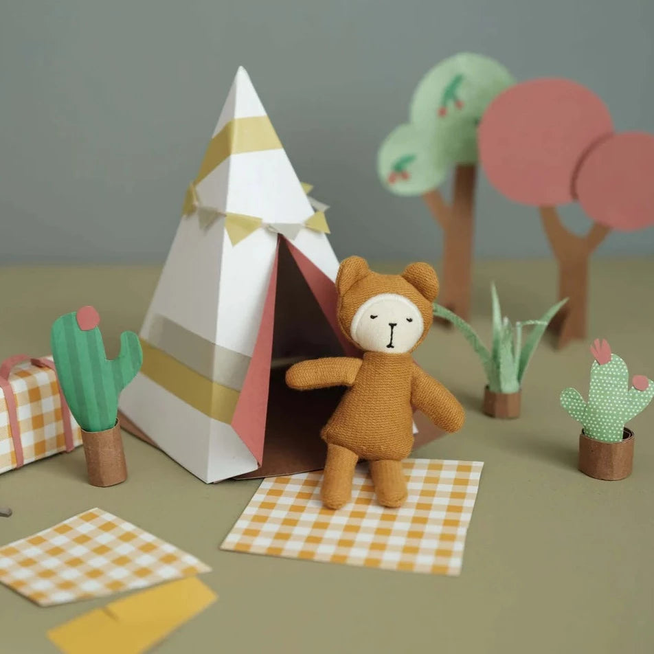 Fabelab | Organic Cotton Pocket Friend - Bear