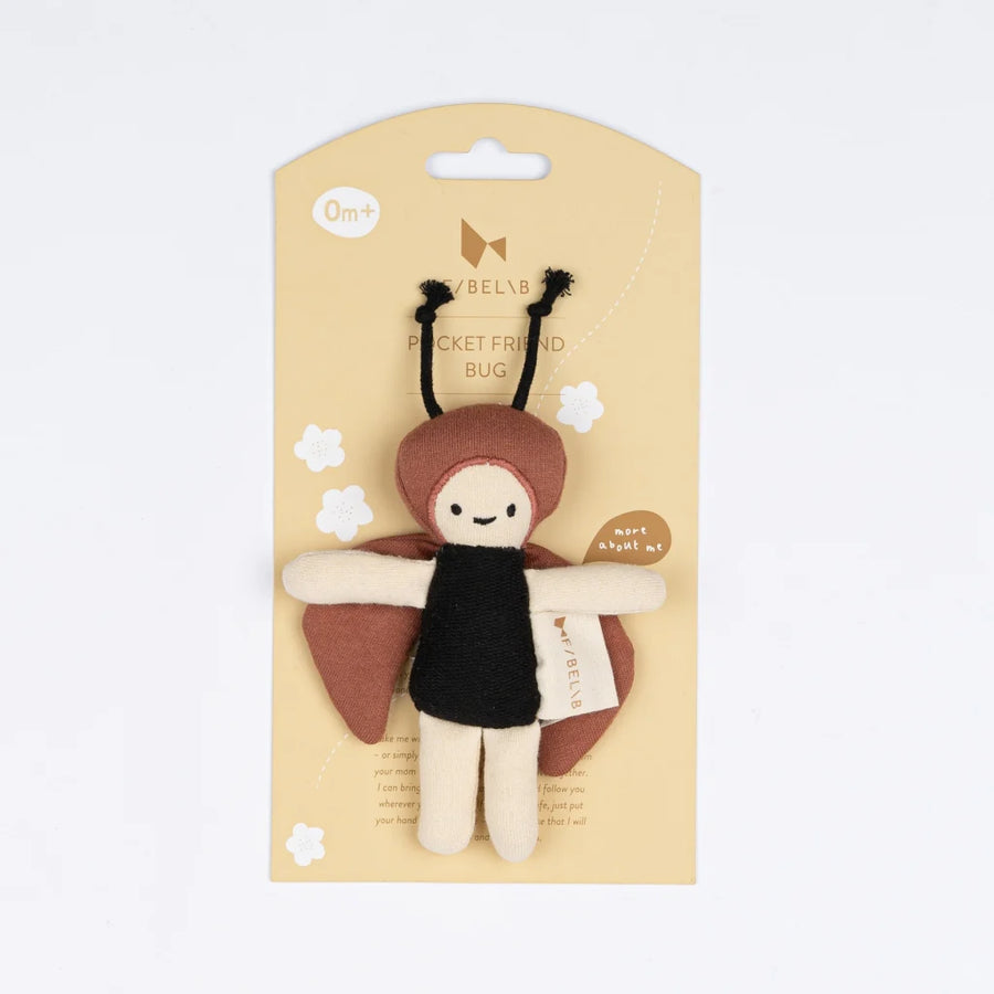 Fabelab | Organic Cotton Pocket Friend - Ladybird