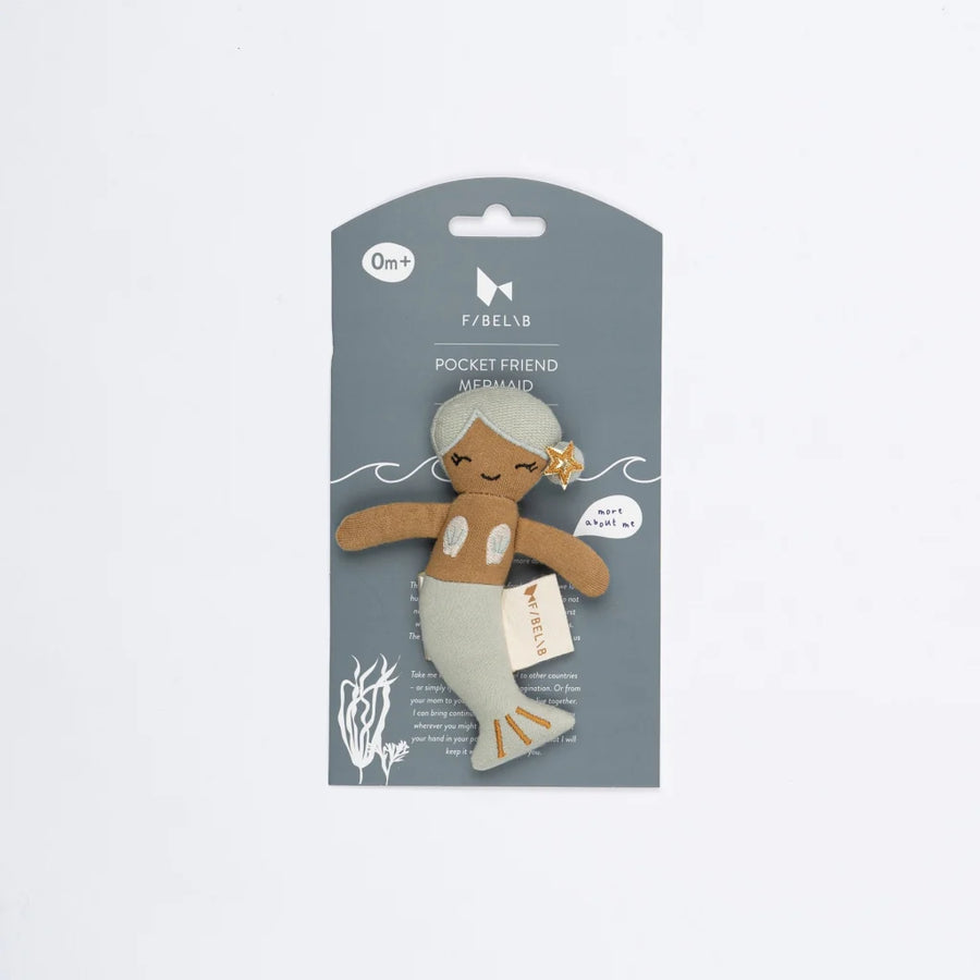 Fabelab | Organic Cotton Pocket Friend - Mermaid