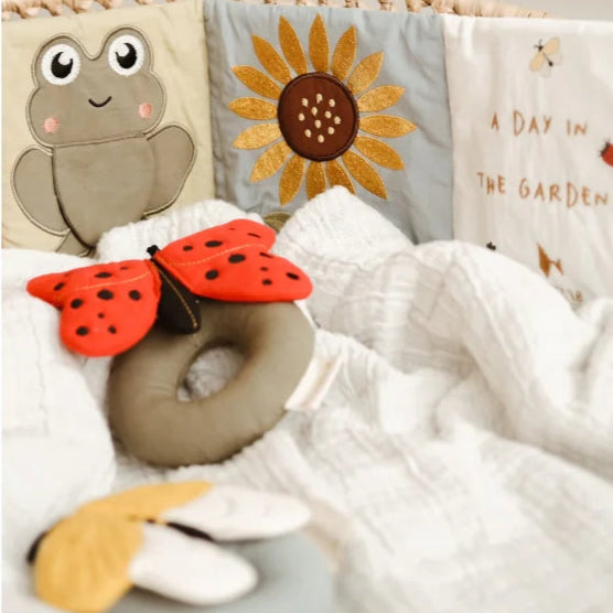 Fabelab | Organic Cotton Ladybird Rattle