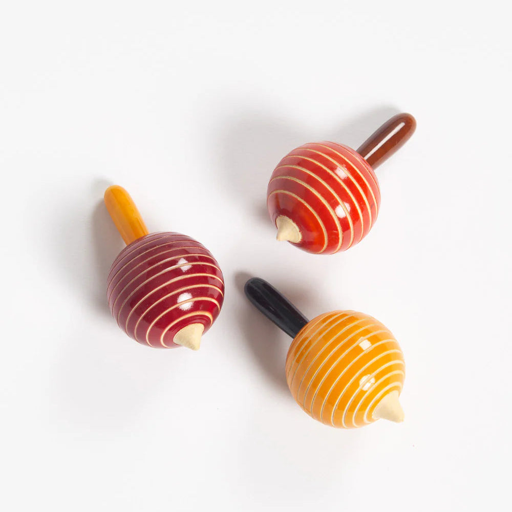 Hand Turned Spinning Tops