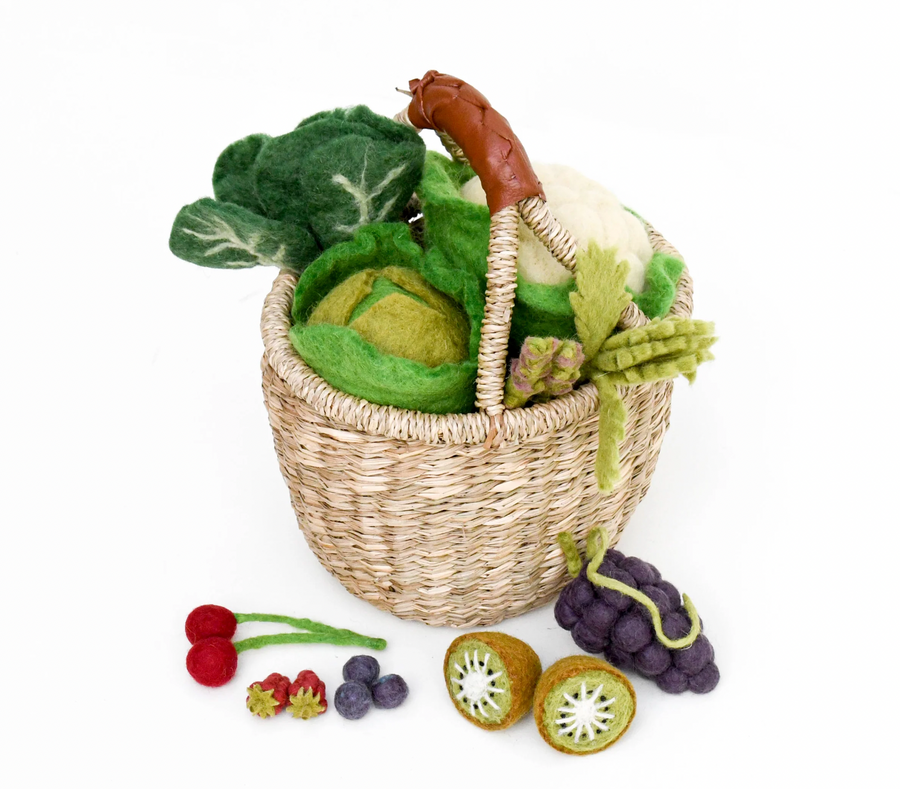 Felt Food | Fruit and Vegetable Set C (15 pc)