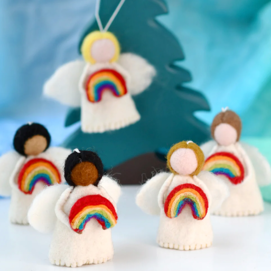 Tara Treasures | Felt Waldorf Pocket Dolls - Diversity Angel Fairy