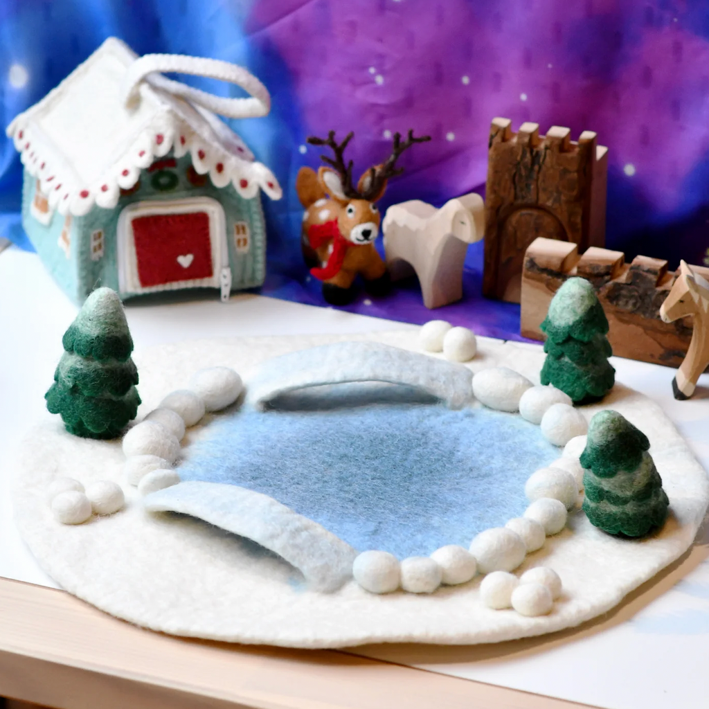 snow ice rink mat