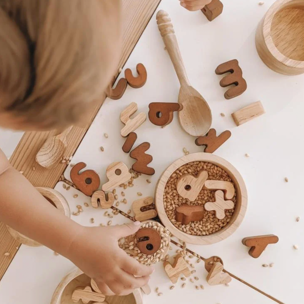 Qtoys | Wooden Alphabet Letter Sets