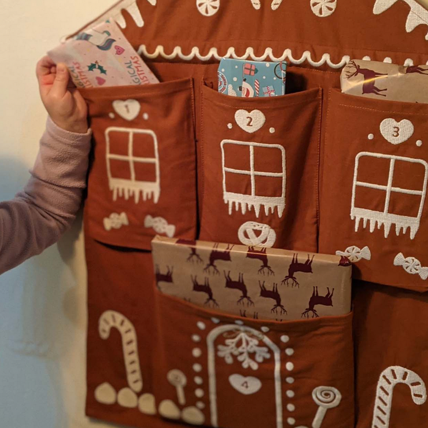 Christmas Decor | Gingerbread Advent Calendar