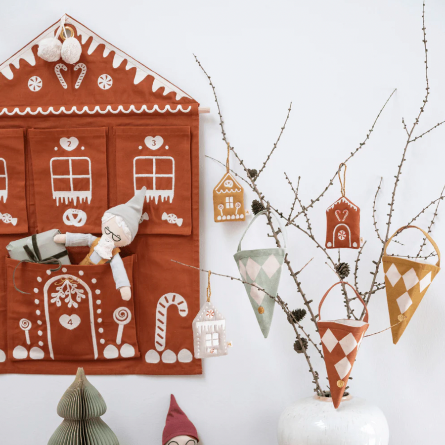 Christmas Decor | Gingerbread Advent Calendar