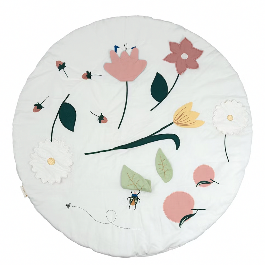 Floral baby play mat sales