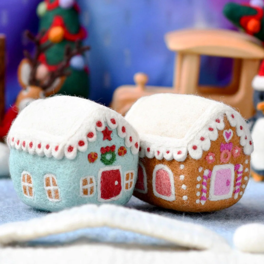 Tara Treasures | Gingerbread Felt Houses