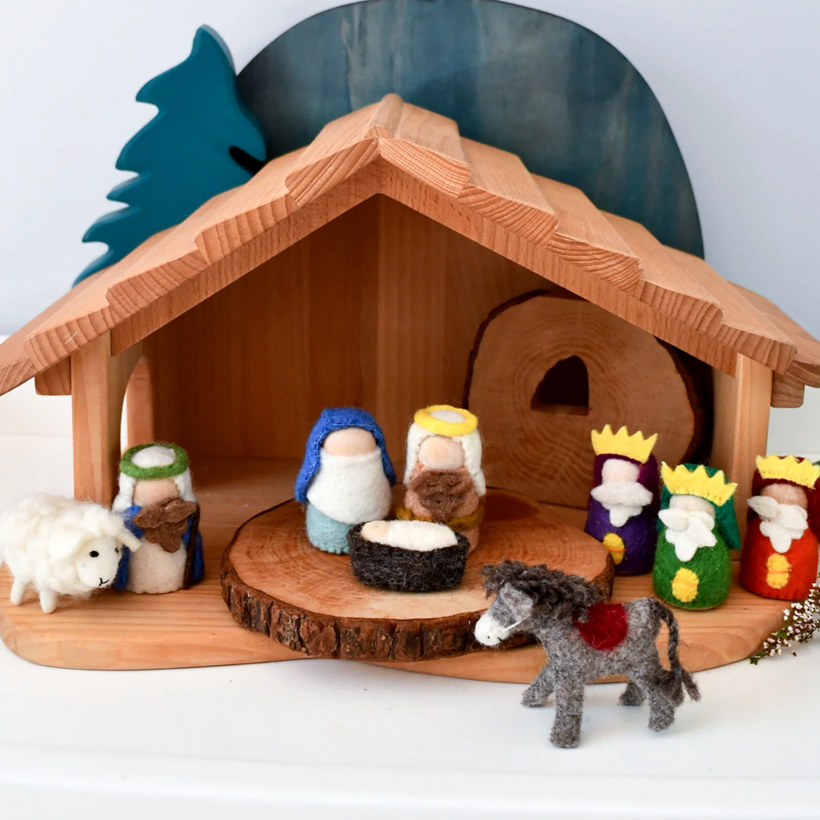 Tara Treasures Felt Peg Doll Christmas Nativity Set – Fairplay