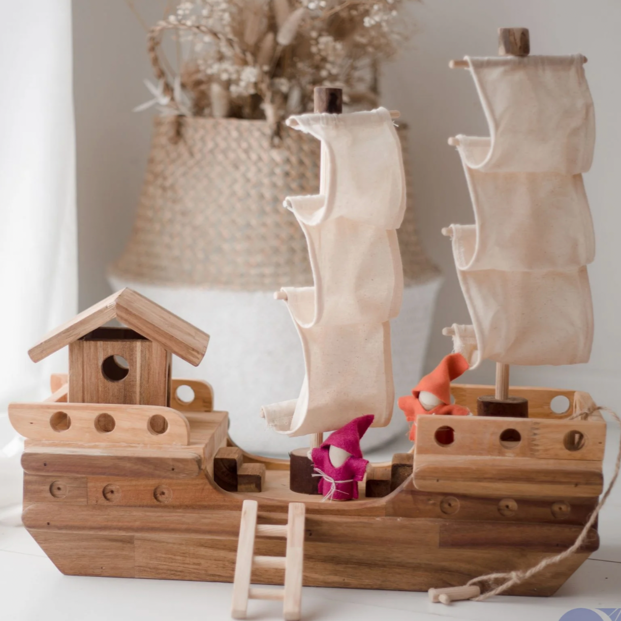 Childrens wooden pirate ship online