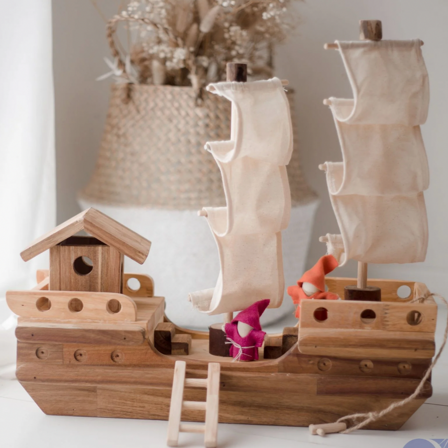 Wooden Pirate Boat Pirate Ship Playset Plans Edward Thatch Pirate