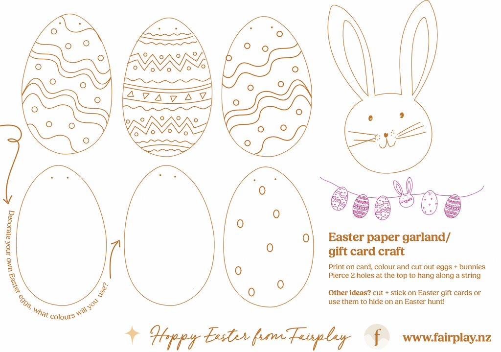 Free Activity Download | Easter Craft Activity - DIY Garland