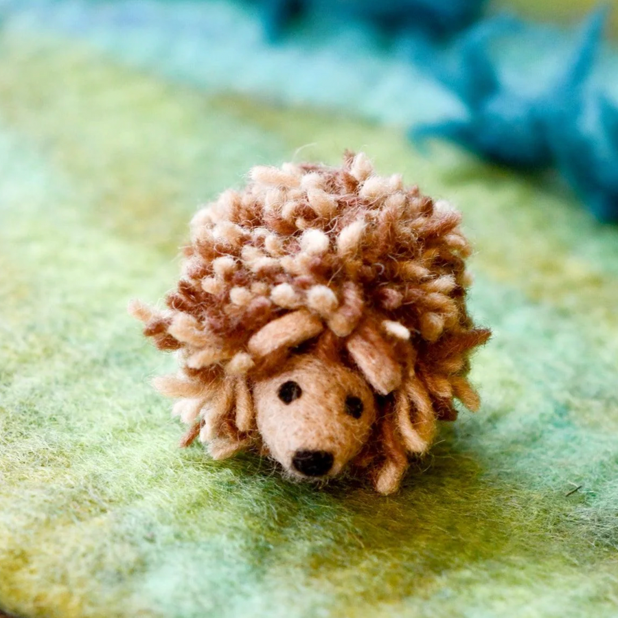 tara treasures felt animal toy hedgehog