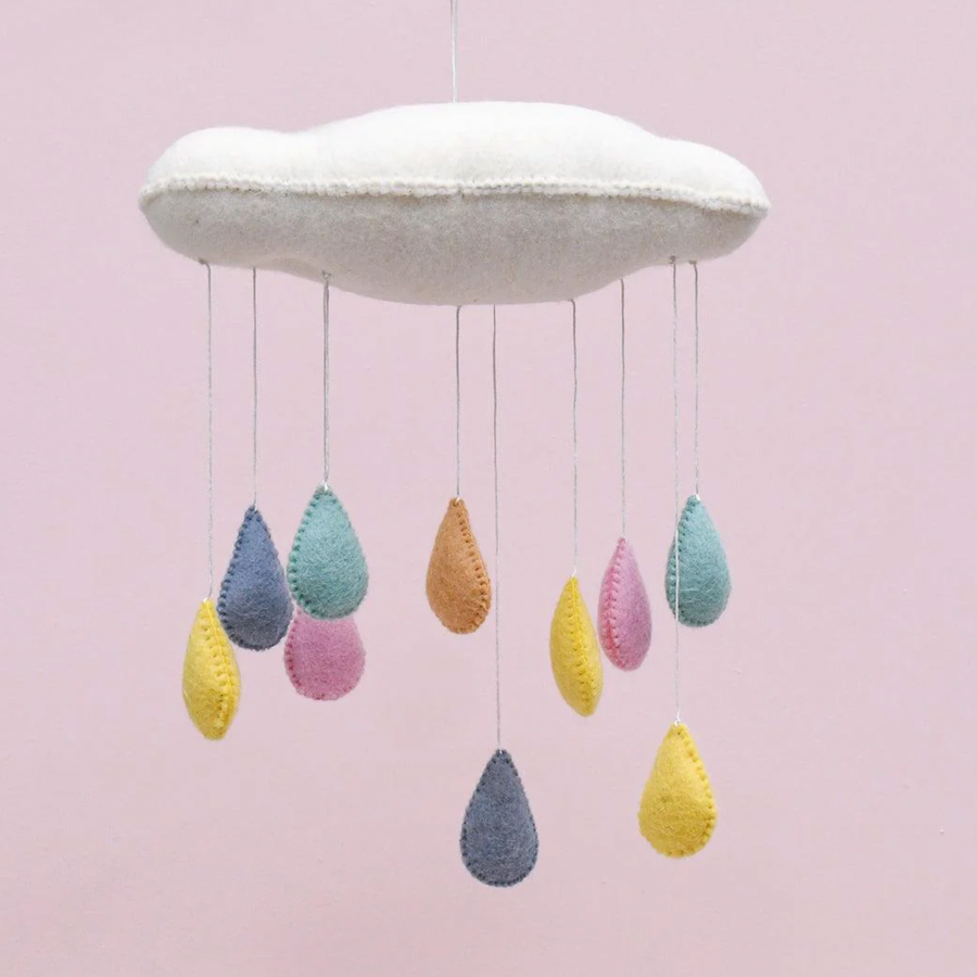 Felt Cloud Hanging Mobiles | Pastel (2 Styles)