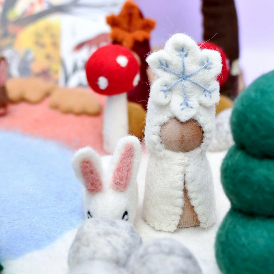 Tara Treasures | Felt Waldorf Peg Dolls - Four Seasons Fairies