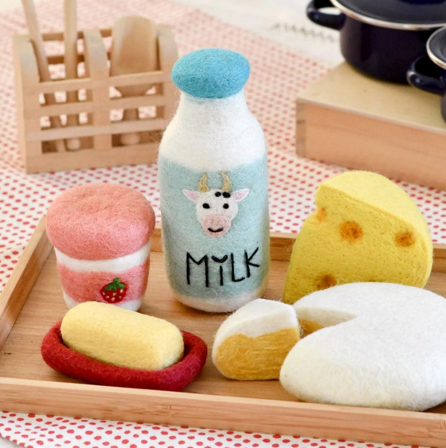 Tara Treasures | Felt Food - Brie Cheese