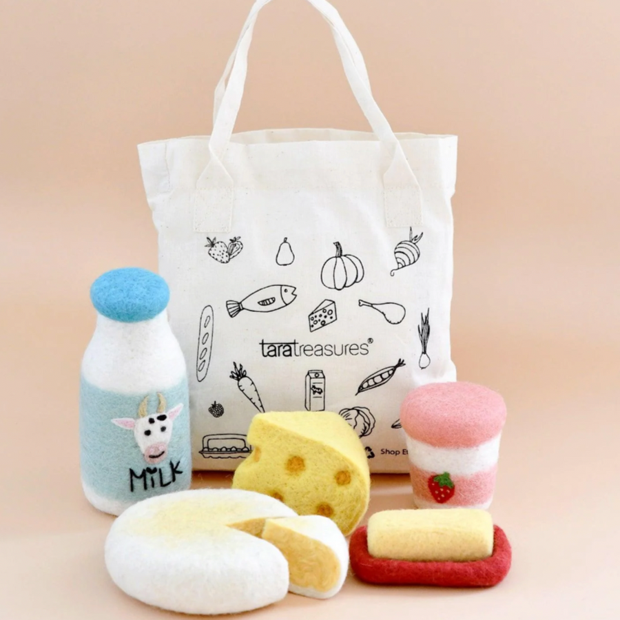 Tara Treasures | Felt Food - Market Collection Dairy