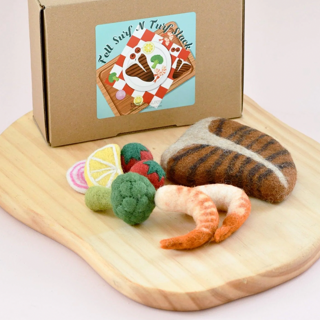 Tara Treasures | Felt Food - Surf and Turf Set