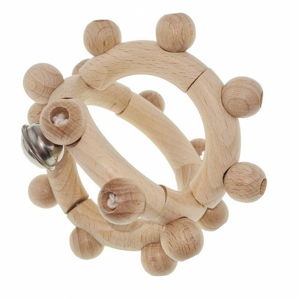 Hess-Spielzeug | Motor Ball Rattle - Natural