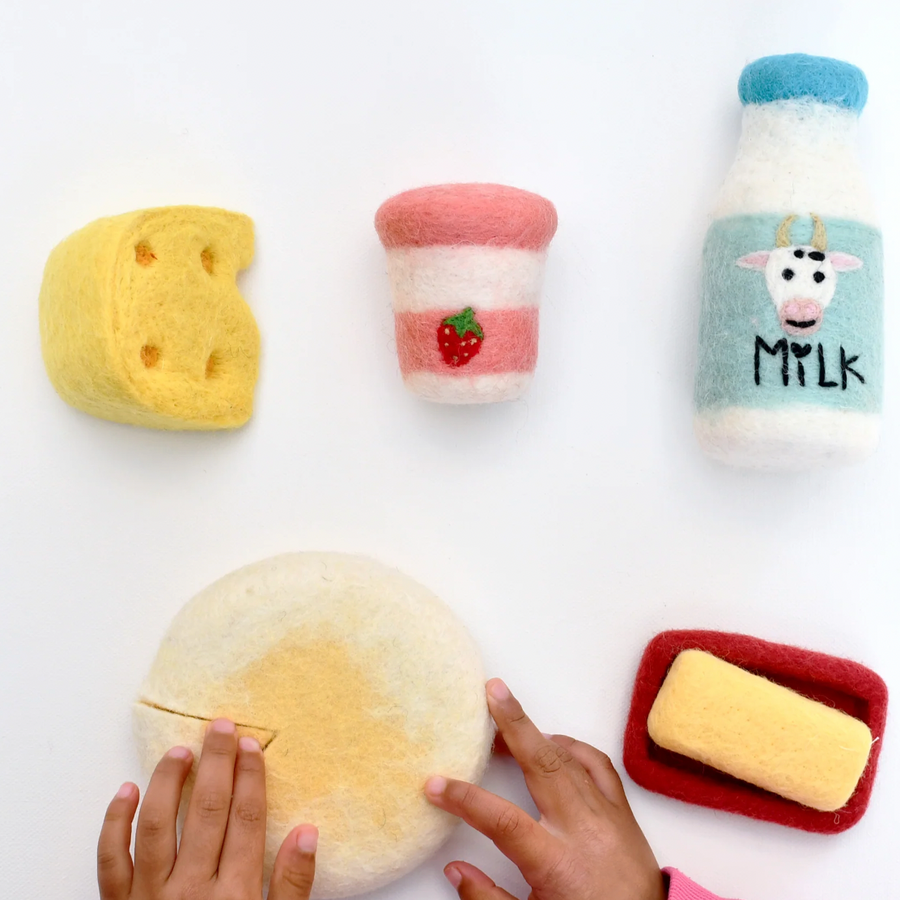 Tara Treasures | Felt Food - Market Collection Dairy