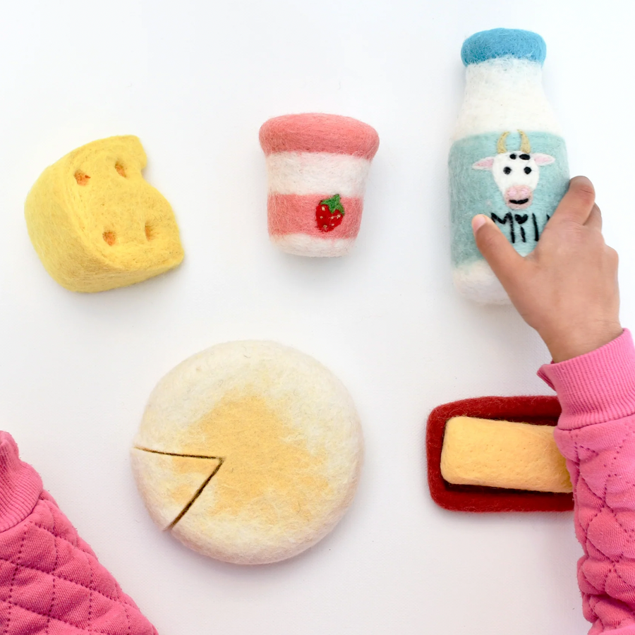 Tara Treasures | Felt Food - Market Collection Dairy