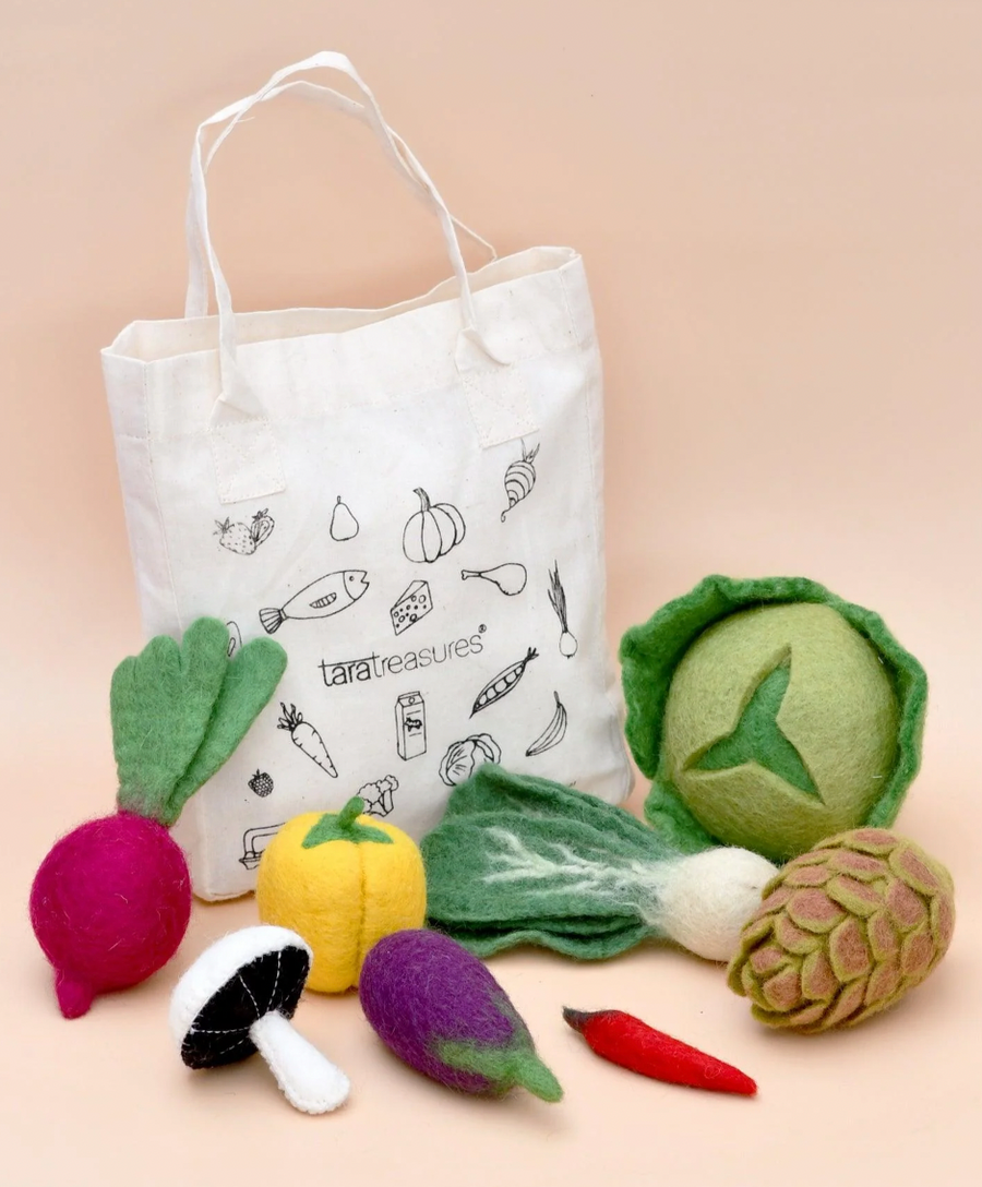 Tara Treasures | Felt Food - Market Collection Vegetables