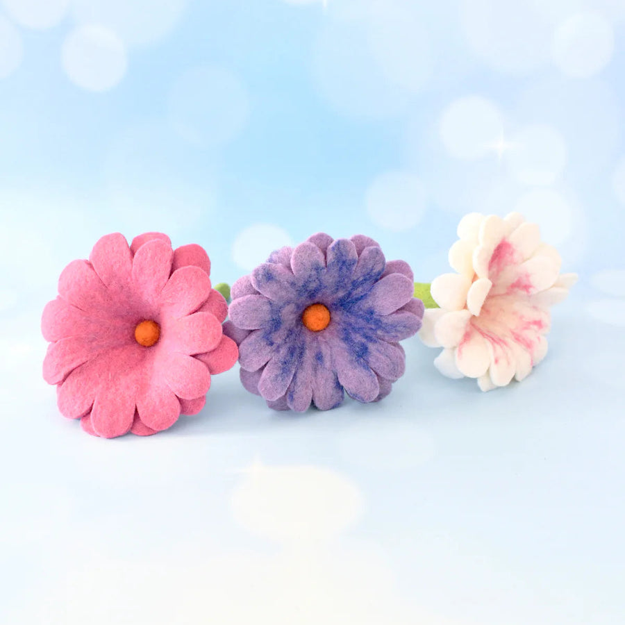 Tara Treasures | Felt Flowers - Pastel (Set of 3)