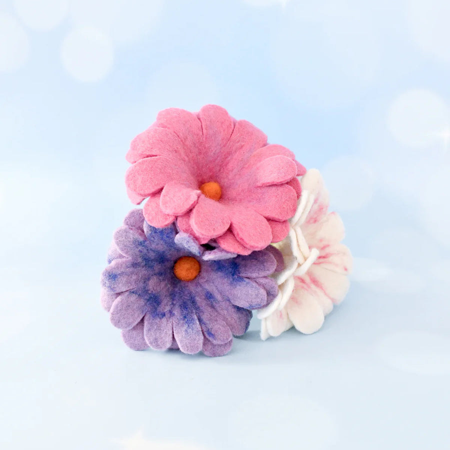 Tara Treasures | Felt Flowers - Pastel (Set of 3)