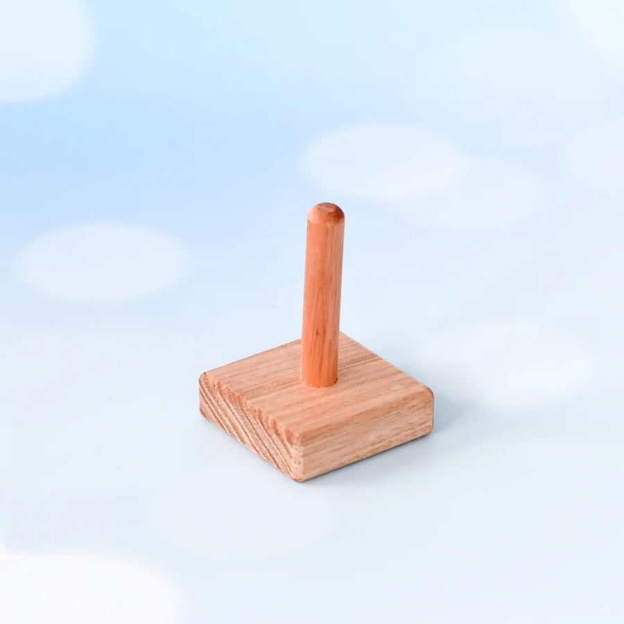 Wooden Finger Puppet Stands - Singles (2 Sizes)
