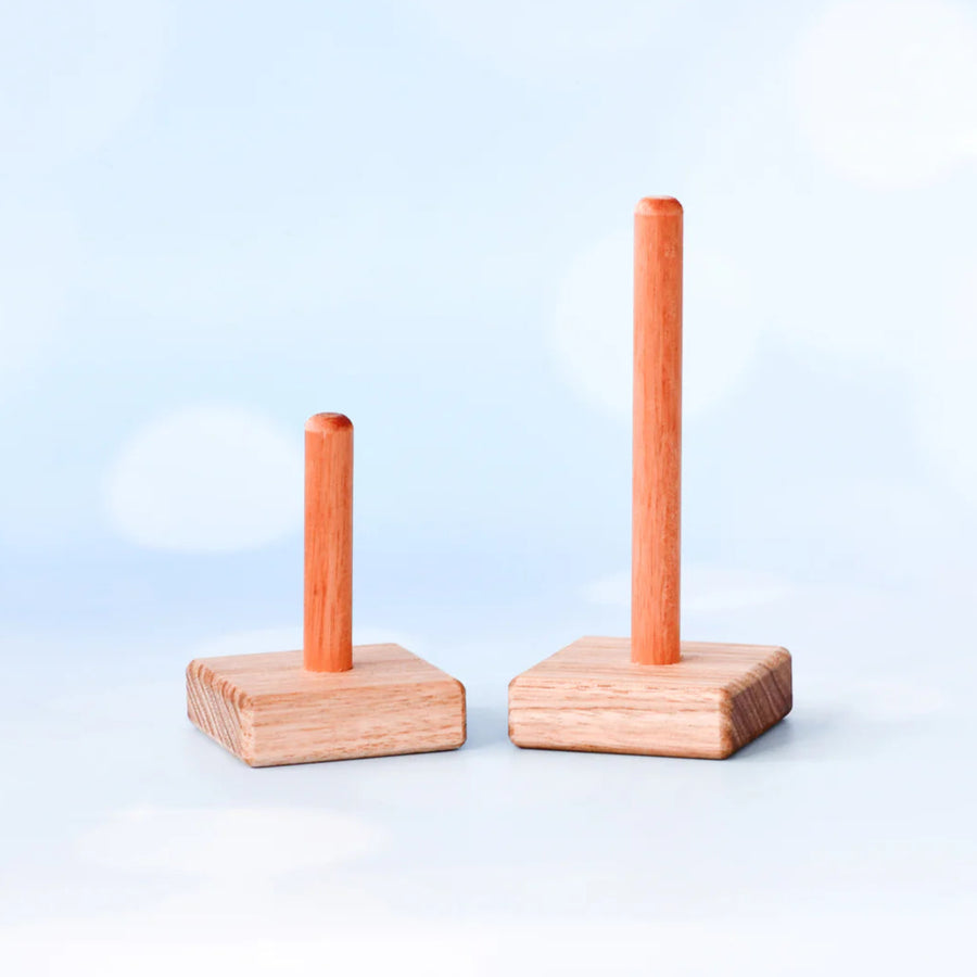 Wooden Finger Puppet Stands - Singles (2 Sizes)