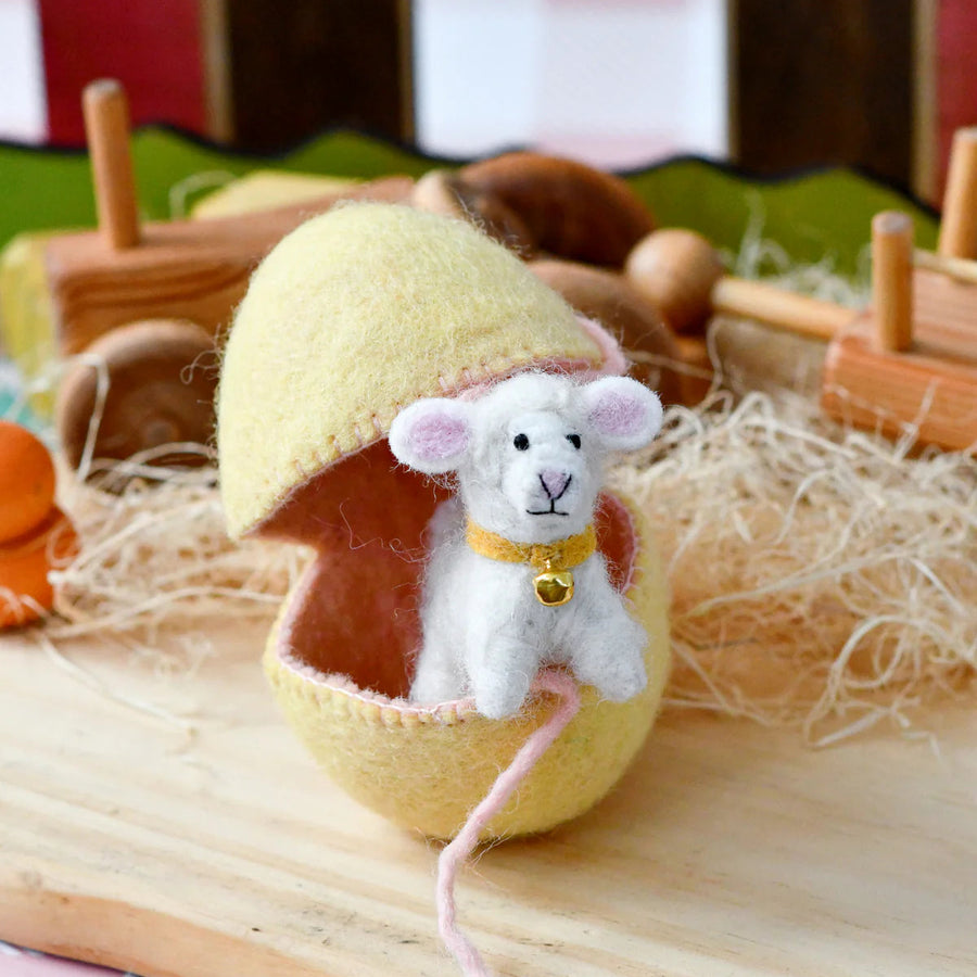 Tara Treasures | Felt Easter Egg Surprise - Lamb