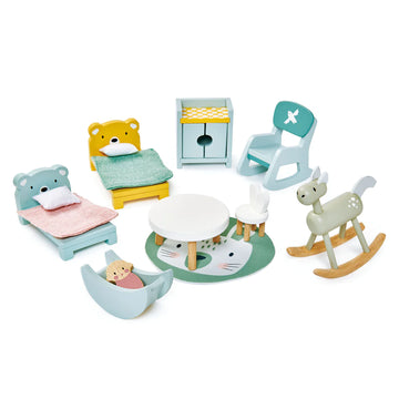 Tender Leaf Toys | Dolls House Furniture - Children's Bedroom Set