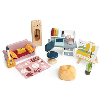 Tender Leaf Toys | Dolls House Furniture - Study/Office Set