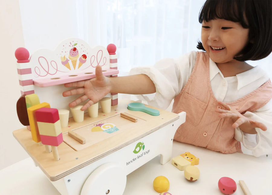 Tender Leaf Toys | Push Along Ice Cream Cart