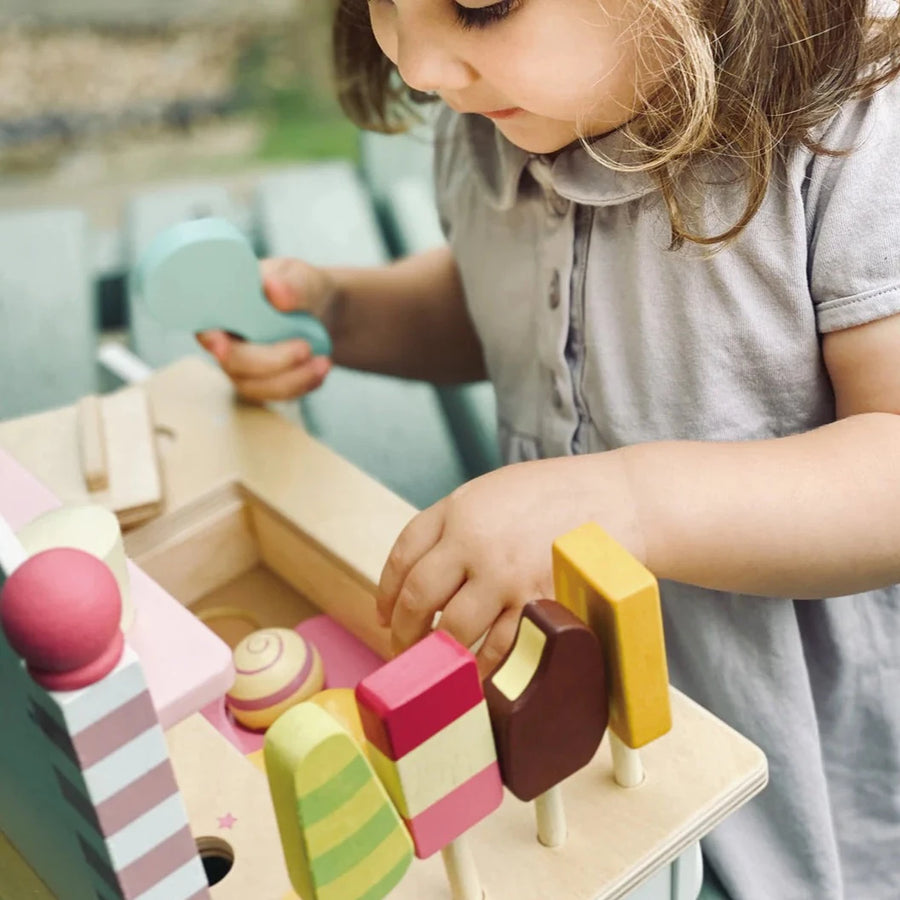 Tender Leaf Toys | Push Along Ice Cream Cart