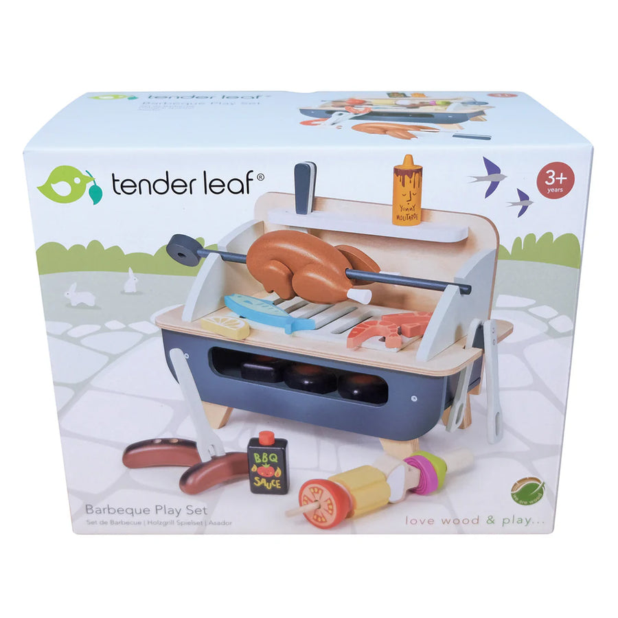 Tender Leaf Toys | Wooden Barbeque Play Set