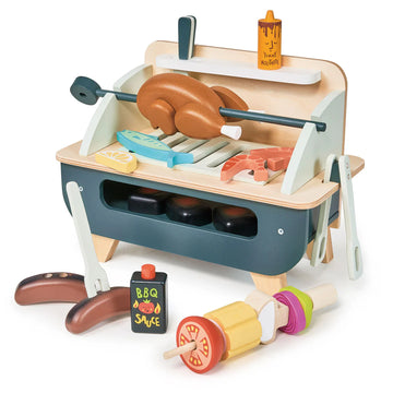 Tender Leaf Toys | Wooden Barbeque Play Set