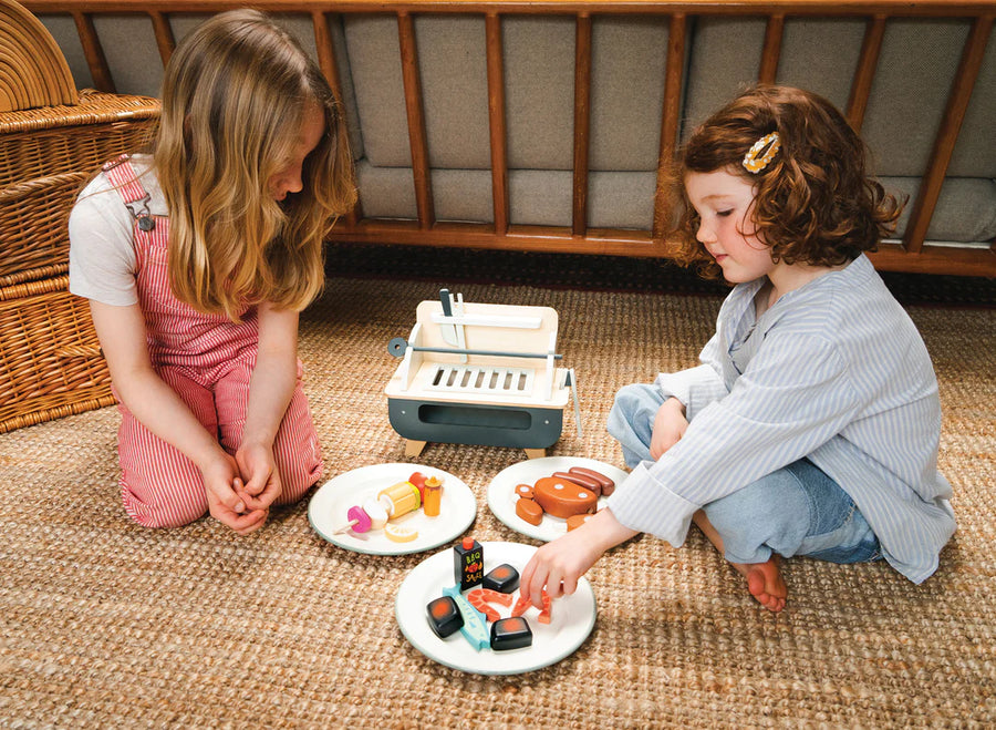 Tender Leaf Toys | Wooden Barbeque Play Set