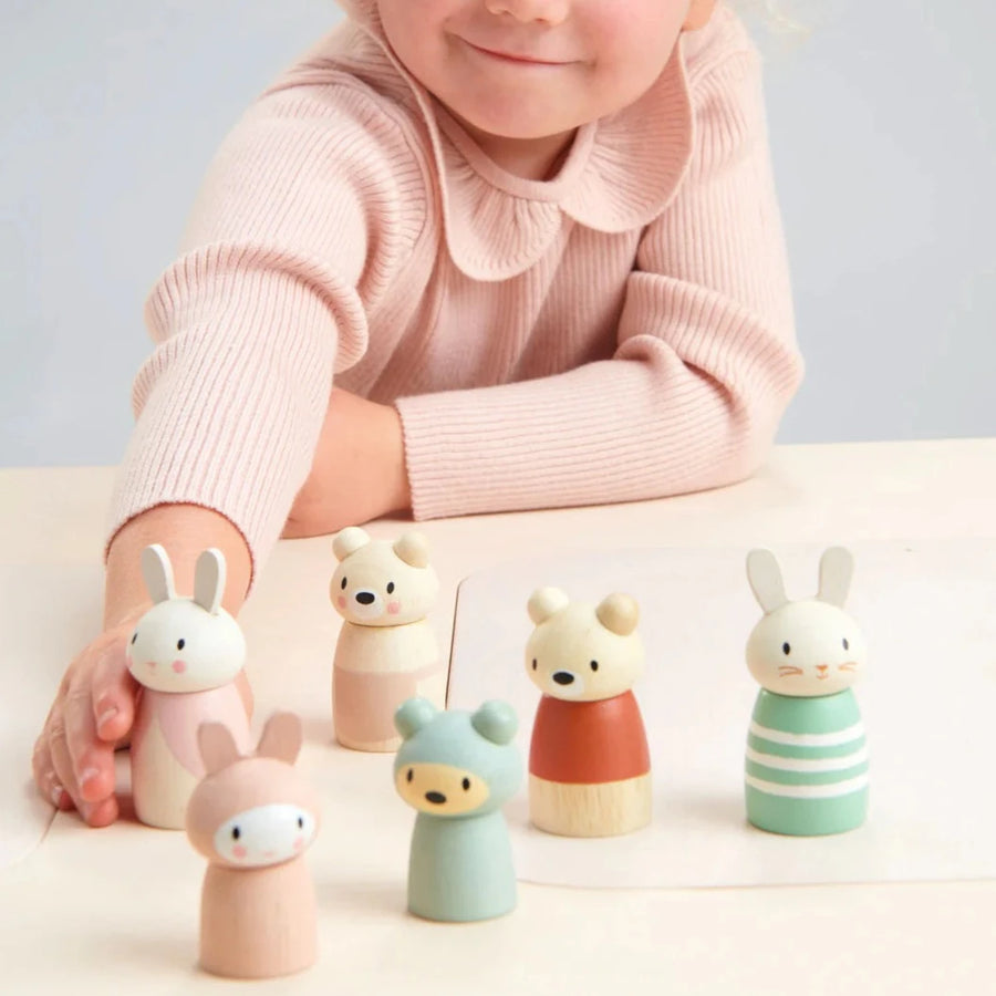 Tender Leaf Toys | Bunny Tales Family Peg Dolls