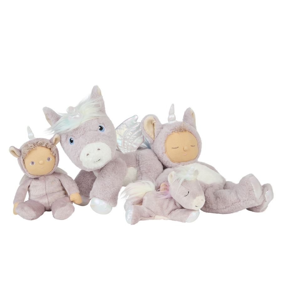 Olli Ella Dinkum Unicorn Baby | Sparkle and Glitter