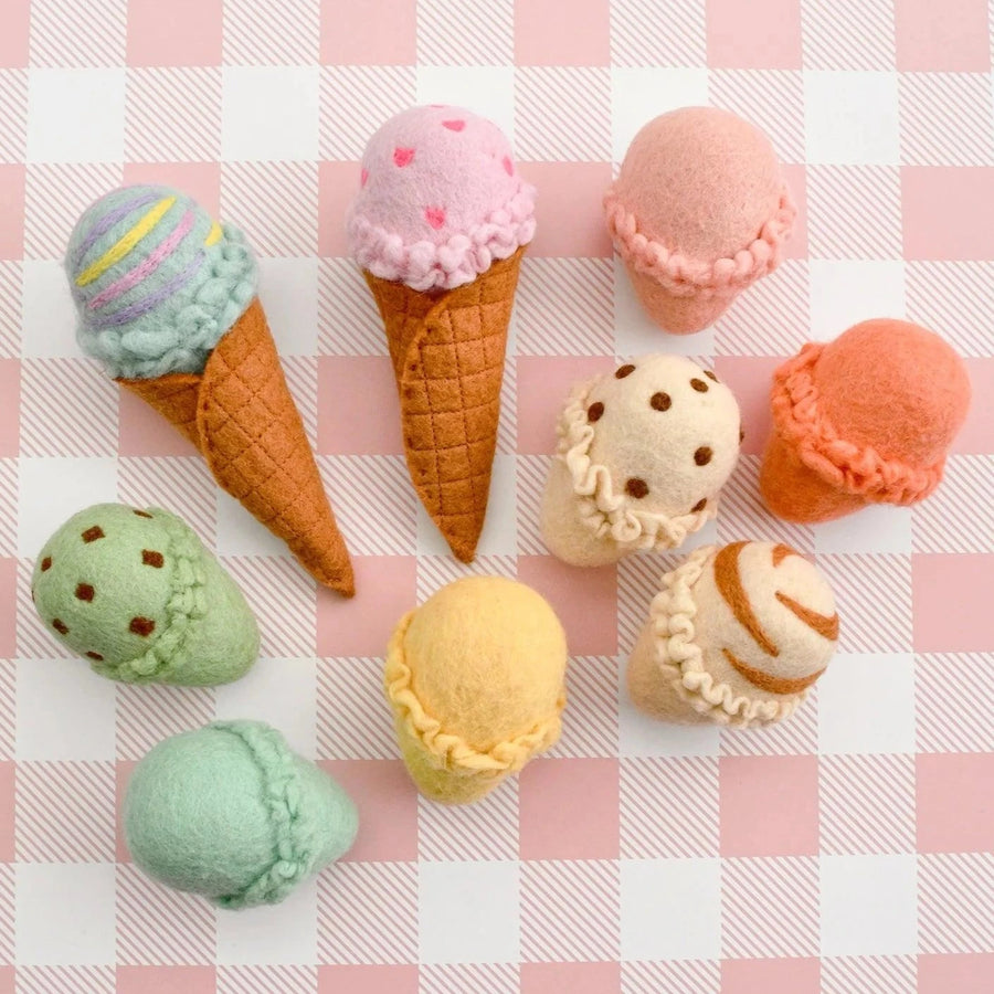 Felt Food | Ice cream Set